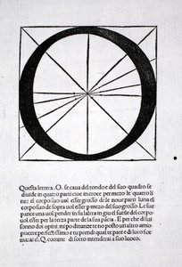 O, illustration from 